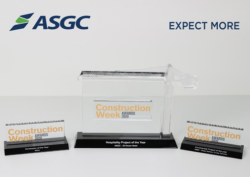 Construction Week Awards 2020: ASGC Wins Hospitality Project of the Year