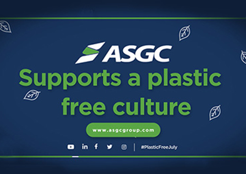 ASGC supports the Plastic Free July movement
