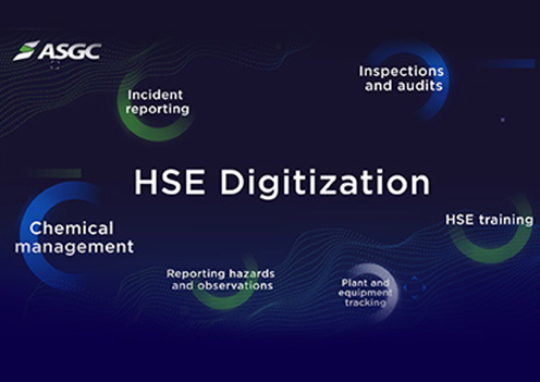 ASGC is pleased to announce that the HSE team launched a new HSE management software