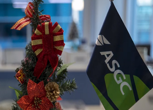 Season's Greetings from everyone at ASGC